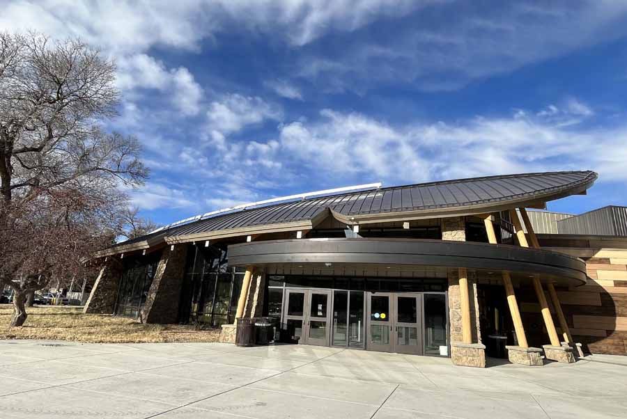 Curved Feather-Inspired Roof at Montana State University Campus
